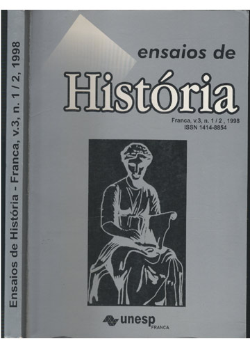 Sebo Do Messias Livro Ensaios De História Franca Volume 3 N º 1