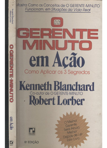 Sebo do Messias Livro - O Gerente Minuto