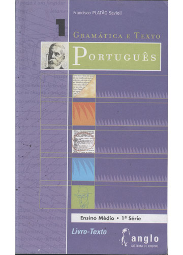 Sebo do Messias Livro - Ensino Médio - 1ª Série - Português 1 - Com ...