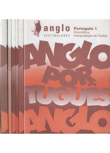 Sebo Do Messias Livro Anglo Vestibulares Português 3 Volumes Com Caderno De Exercícios E 7275