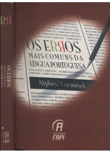 Sebo do Messias Livro - Os Erros Mais Comuns da Língua Portuguesa