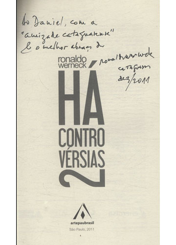 Sebo do Messias Livro - Há Controvérsias - Com Dedicatória do Autor