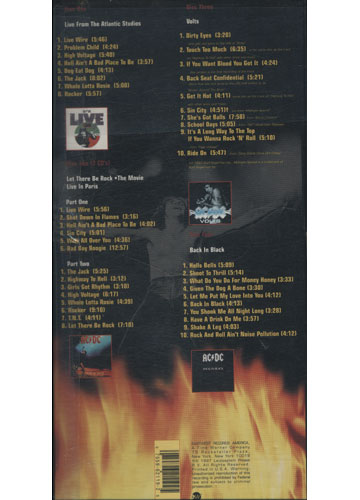 Sebo do Messias CD - AC/DC - Bonfire *5 CD's*
