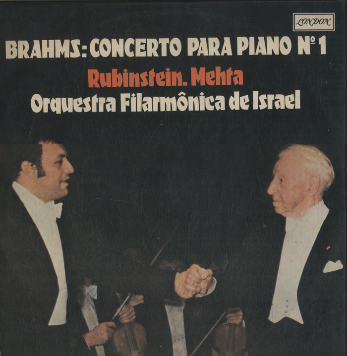 Sebo Do Messias Lp Brahms Concerto Para Piano N Rubinstein Mehta