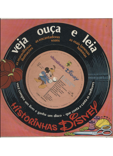 Sebo do Messias Livro - O Alfaiate Valente - Historinhas Disney + Disco ...