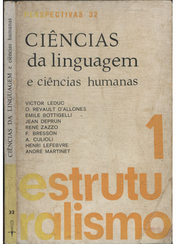 Sebo do Messias Livro - Ciências da Linguagem e Ciências Humanas
