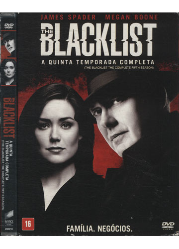 Sebo do Messias DVD - Blacklist - A Quinta Temporada Completa *5 DVD's*