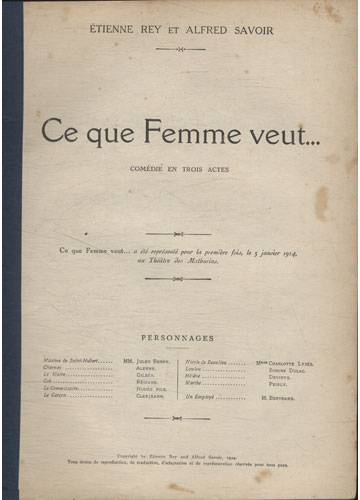 Sebo do Messias Livro Ce que Femme Veut