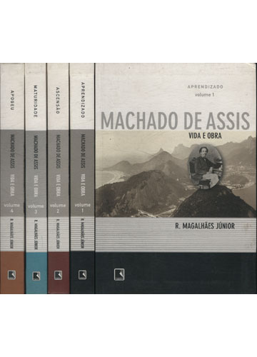 Sebo do Messias Livro - Machado de Assis - Vida e Obra - 4 Volumes