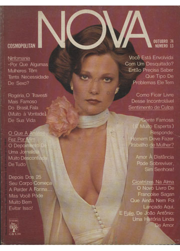 Sebo Do Messias Revista Nova Cosmopolitan Ano 1974 N°13 