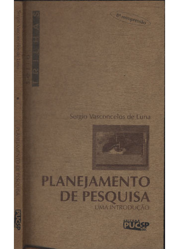 Sebo do Messias Livro - Planejamento de Pesquisa