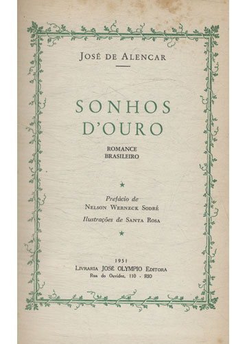 Sebo do Messias Livro - Sonhos D'Ouro