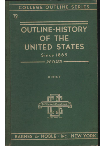 Sebo do Messias Livro - Outline-History of the United States Since 1865