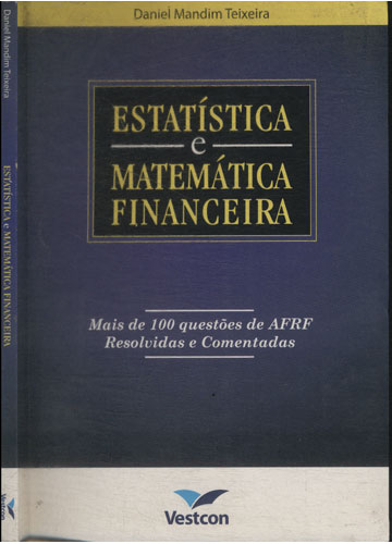 Sebo do Messias Livro - Estatística e Matemática Financeira
