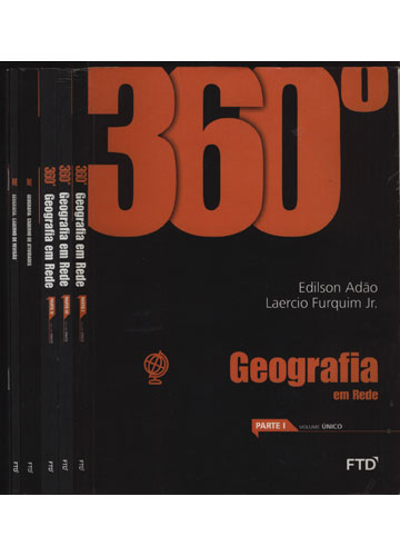 Sebo Do Messias Livro 360º Geografia Em Rede Box 3 Volumes Caderno De Atividades