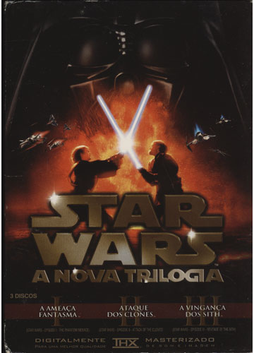 Sebo Do Messias Dvd Star Wars A Nova Trilogia Com Luva 3 Discos