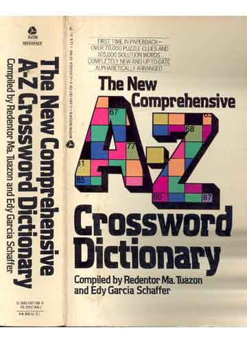 Sebo do Messias Livro - The New Comprehensive A-Z Crossword Dictionary