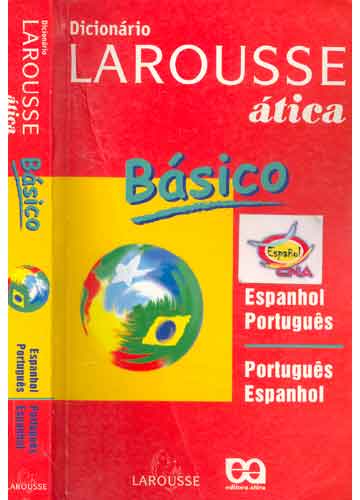 Sebo Do Messias Livro Dicionário Larousse Ática Básico Espanhol