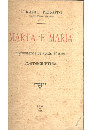 Sebo do Messias Livro - Marta e Maria