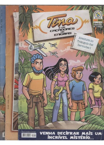 Sebo do Messias Gibi - Tina e os Caçadores de Enigmas - 3 Volumes
