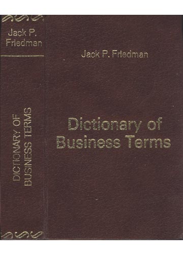Sebo do Messias Livro - Dictionary Of Business Terms